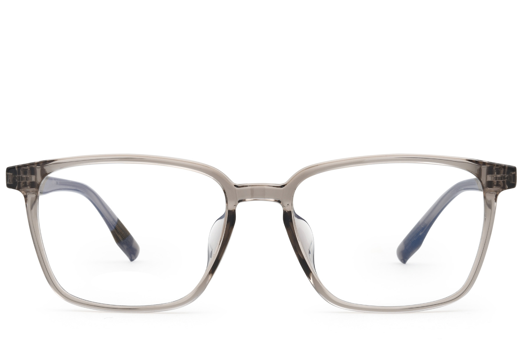 BS0620-0140_Grey_Rectangular_TR90_Glasses_front