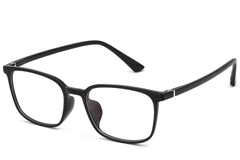 Lunettes rectangulaires noires TR90 #BS0620-0154