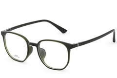 BS0620-0157_Green_Rectangular_TR90_Glasses_front