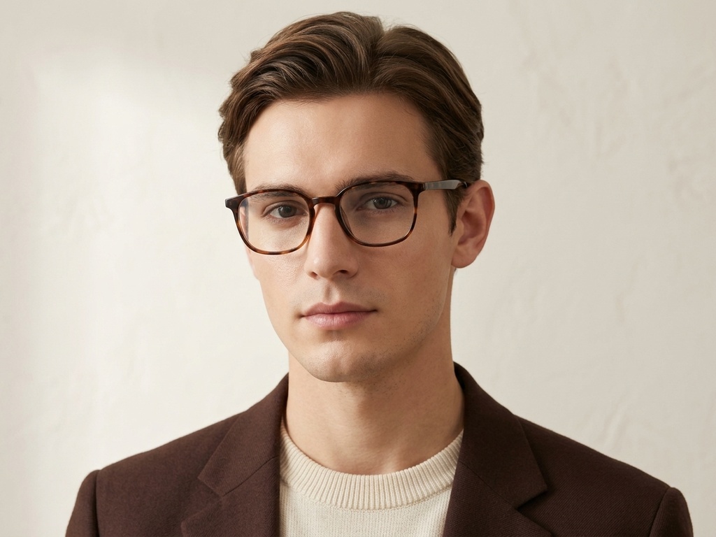 BS0620-0159_Tortoiseshell_Rectangular_TR90_Glasses-tryon_male