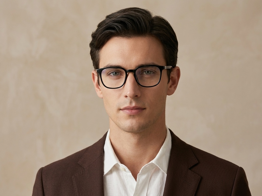 BS0620-0160_Black_Rectangular_TR90_Glasses_corner-tryon_male