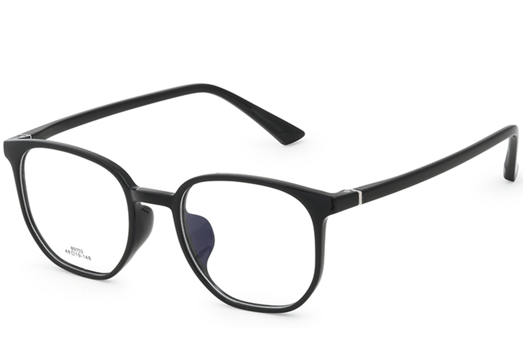 BS0620-0160_Black_Rectangular_TR90_Glasses_corner