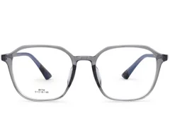 BS0620-0162_Grey_Rectangular_TR90_Glasses_front