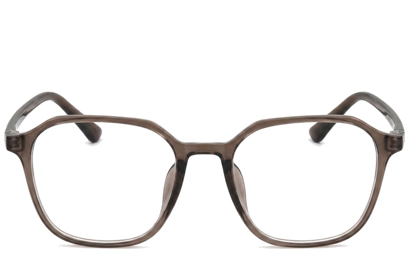 BS0620-0166_Brown_Rectangular_TR90_Glasses_corner-front