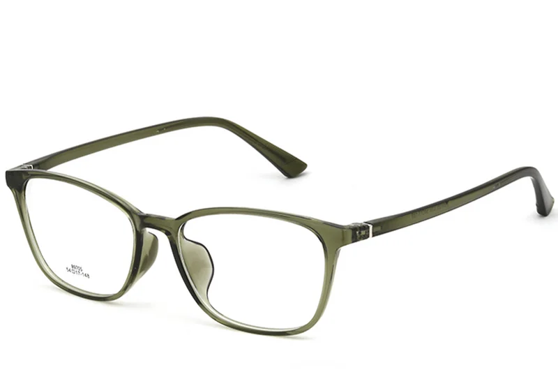 Lens Rectangular Green Rectangular Green TR90 Glasses #BS0620-0168 - BLACKSHEEP