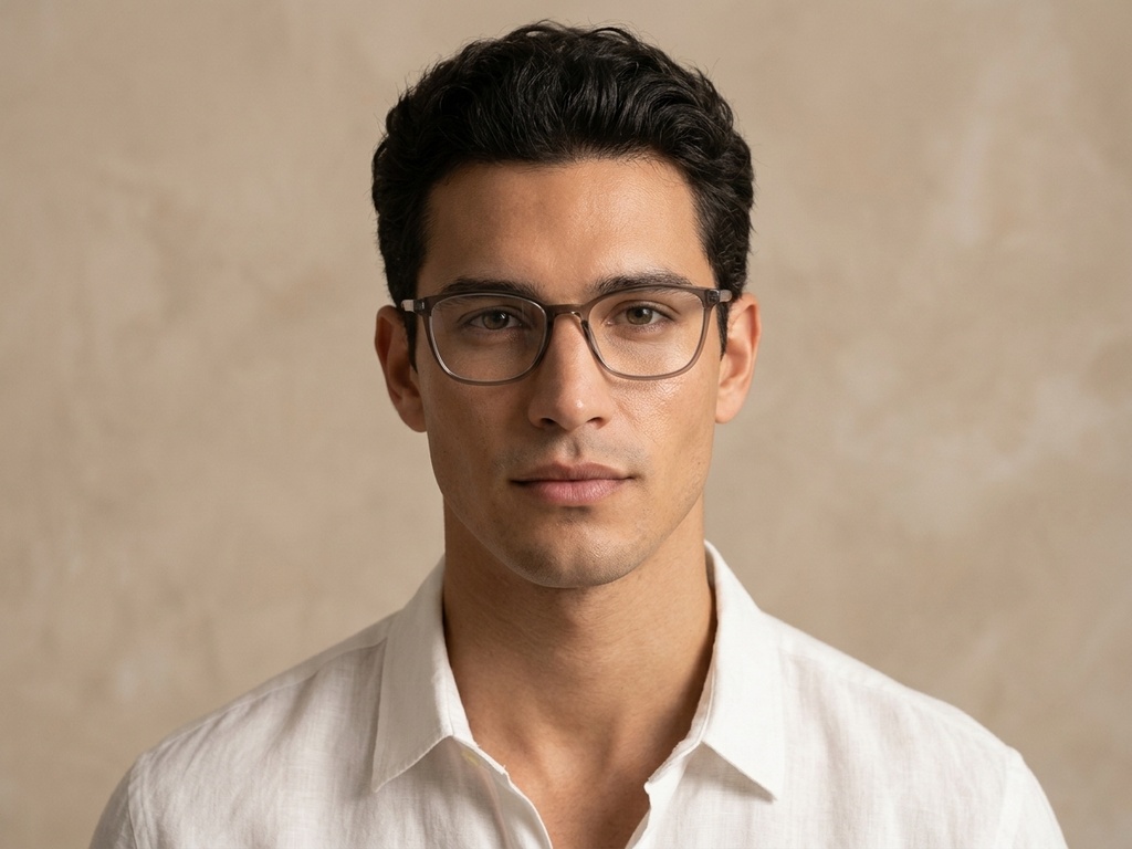 BS0620-0171_Brown_Rectangular_TR90_Glasses-tryon_male