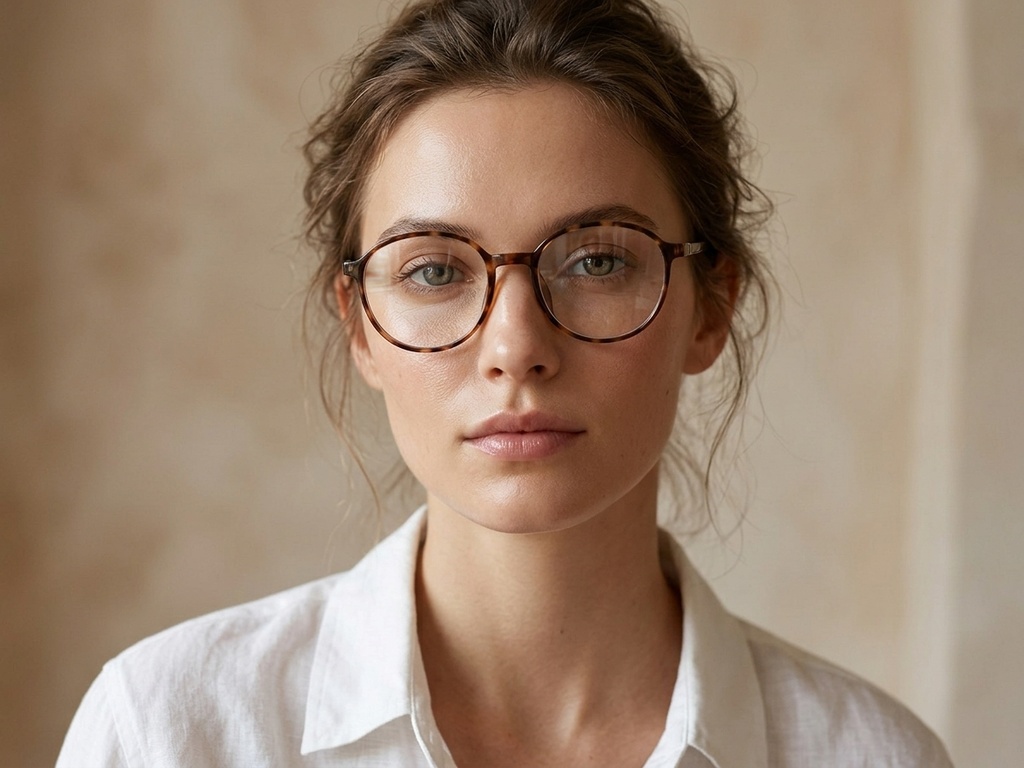 BS0620-0173_Tortoiseshell_Oval_TR90_Glasses_corner-tryon_female