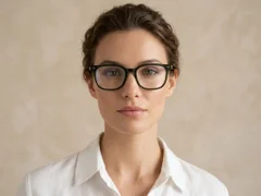 BS0620-0183_Green_Rectangular_TR90_Glasses-tryon_female