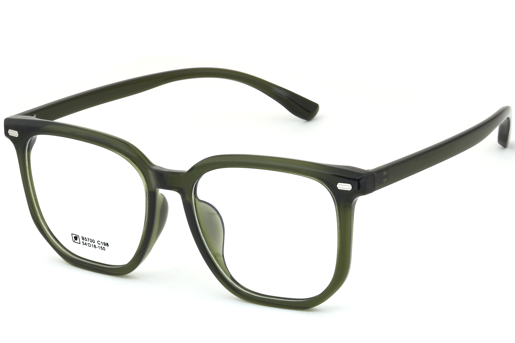 BS0620-0183_Green_Rectangular_TR90_Glasses_corner
