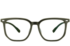 BS0620-0183_Green_Rectangular_TR90_Glasses_front