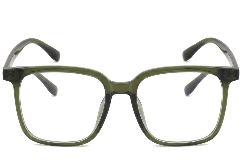 BS0620-0186_Green_Rectangular_TR90_Glasses_corner-front