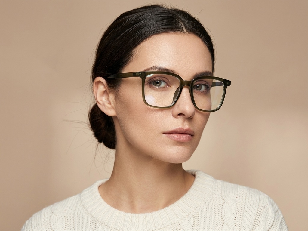 BS0620-0186_Green_Rectangular_TR90_Glasses_corner-tryon_female