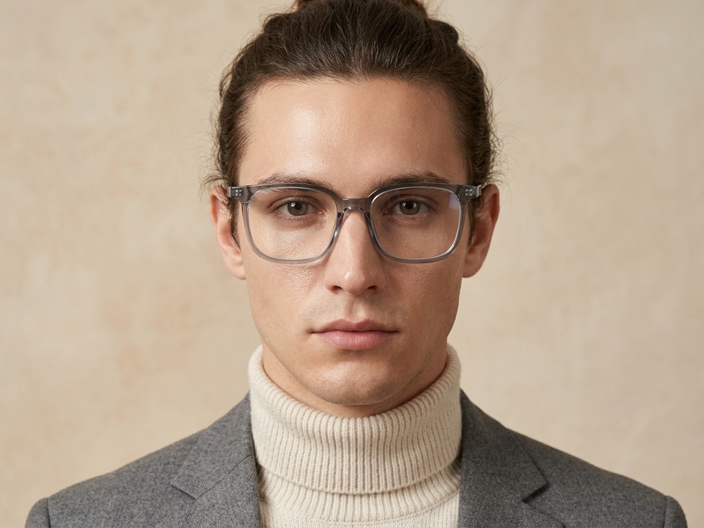 BS0620-0187_Grey_Rectangular_TR90_Glasses-tryon_male
