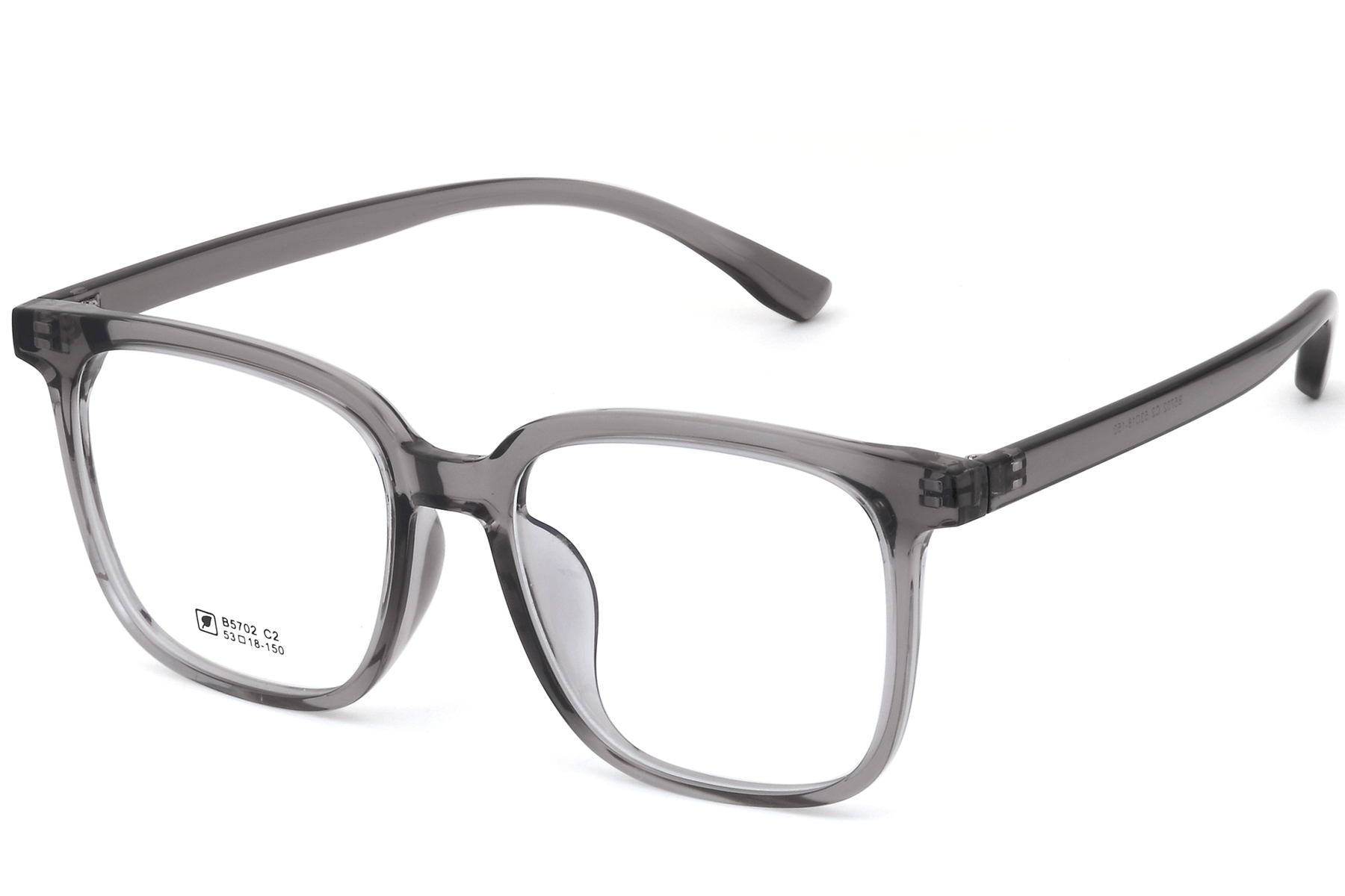 Rectangular Gray TR90 Glasses #BS0620-0187
