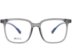 BS0620-0187_Grey_Rectangular_TR90_Glasses_front
