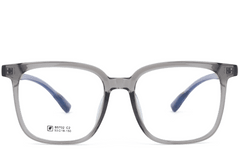 BS0620-0187_Grey_Rectangular_TR90_Glasses_front