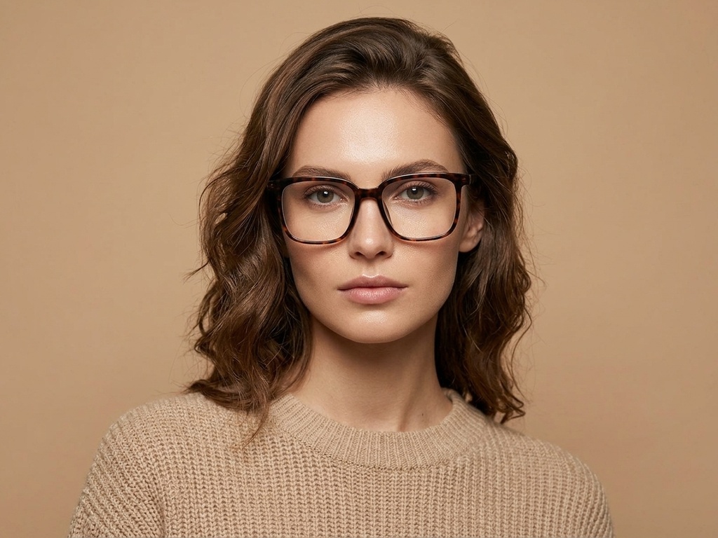BS0620-0188_Tortoiseshell_Rectangular_TR90_Glasses_corner-tryon_female