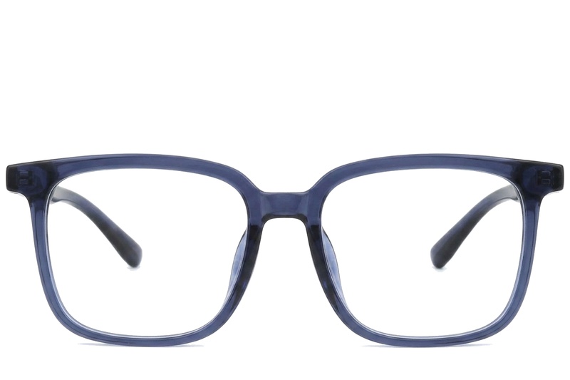 BS0620-0189_Blue_Rectangular_TR90_Glasses_corner-front