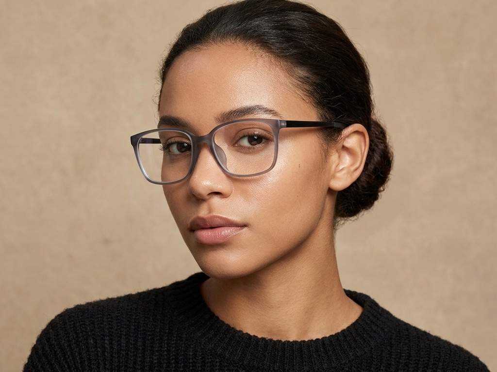 BS0620-0192_Grey_Rectangular_TR90_Glasses_corner-tryon_female