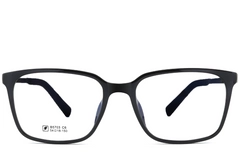 BS0620-0194_Black_Rectangular_TR90_Glasses_front
