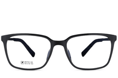 BS0620-0194_Black_Rectangular_TR90_Glasses_front