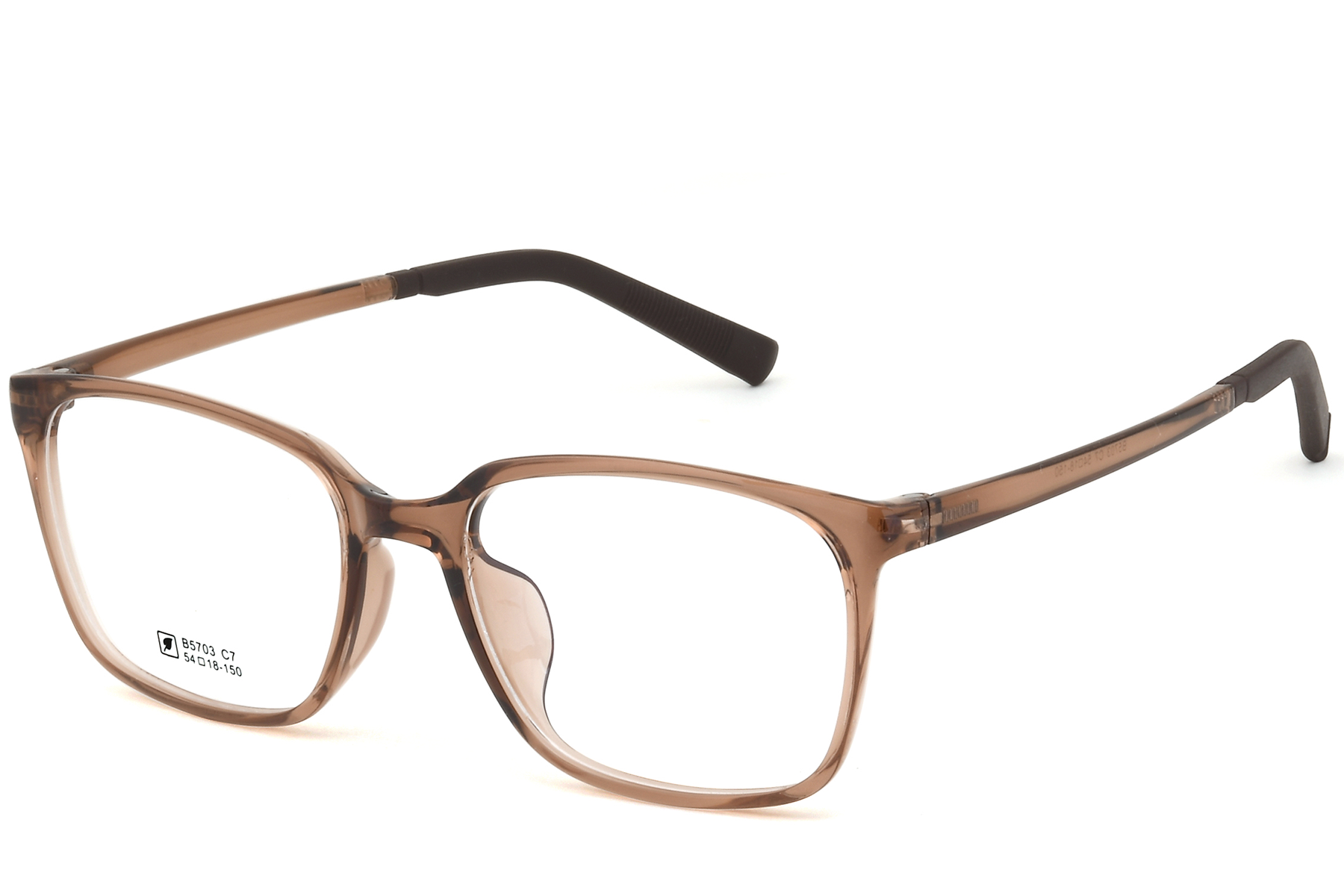 BS0620-0195_Brown_Rectangular_TR90_Glasses_corner