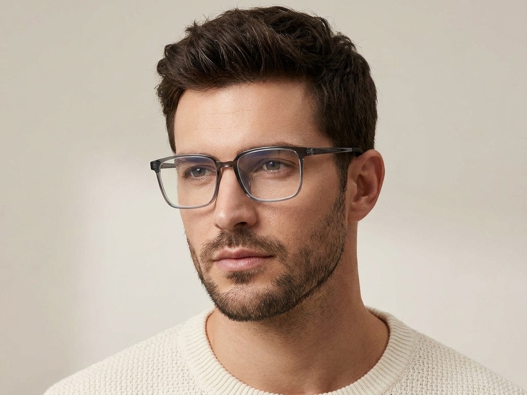 BS0620-0197_Green_Rectangular_TR90_Glasses_corner-tryon_male