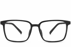BS0620-0199_Black_Rectangular_TR90_Glasses_corner-front