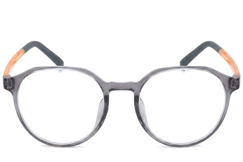 BS0620-0203_Grey_Oval_TR90_Glasses_corner-front