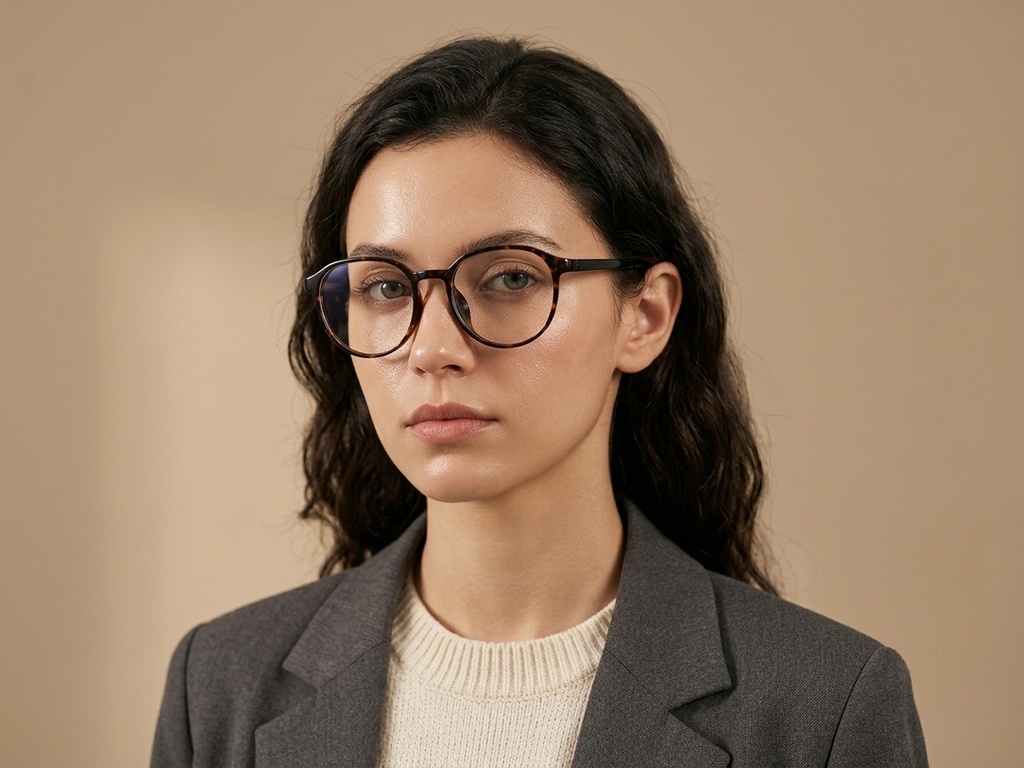 BS0620-0204_Tortoiseshell_Oval_TR90_Glasses_corner-tryon_female