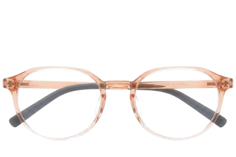 BS0620-0205_Orange_Oval_TR90_Glasses_corner-front