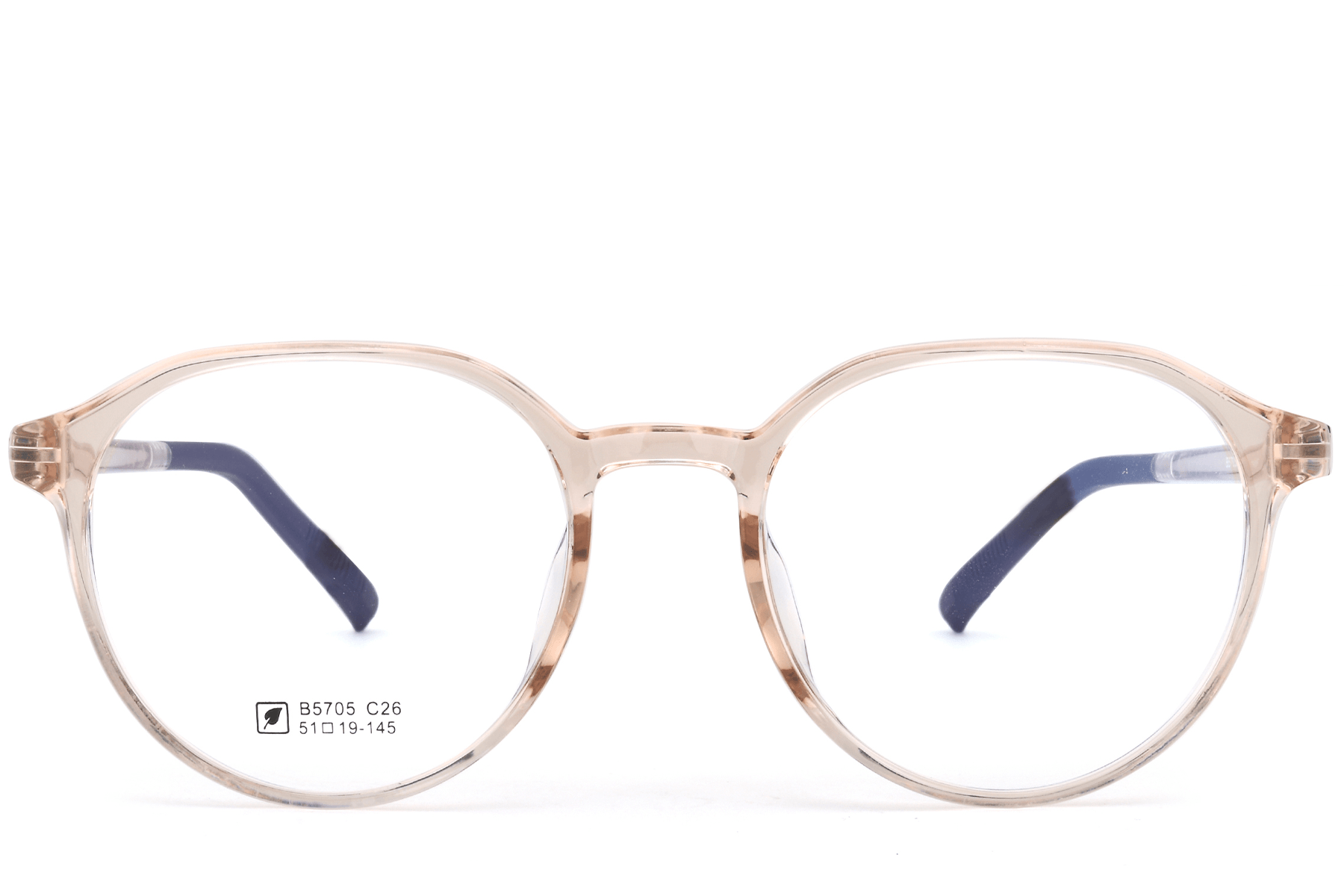 BS0620-0206_Orange_Oval_TR90_Glasses_front
