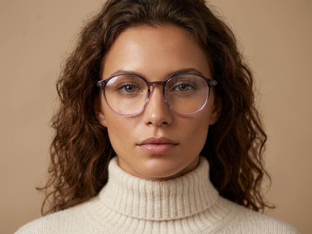 BS0620-0207_Pink_Oval_TR90_Glasses_corner-tryon_female