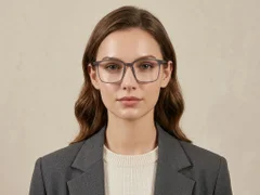 BS0620-0211_Grey_Rectangular_TR90_Glasses_corner-tryon_female