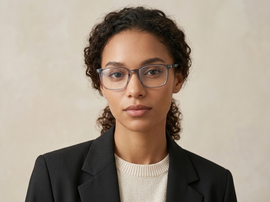 BS0620-0212_Grey_Rectangular_TR90_Glasses_corner-tryon_female