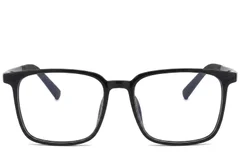 BS0620-0213_Black_Rectangular_TR90_Glasses_corner-front