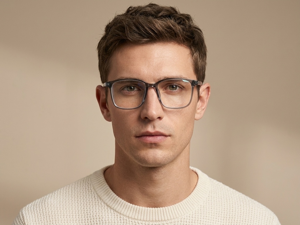 BS0620-0215_Green_Rectangular_TR90_Glasses_corner-tryon_male