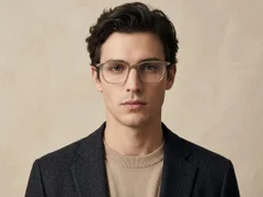 BS0620-0220_Brown_Rectangular_TR90_Glasses-tryon_male