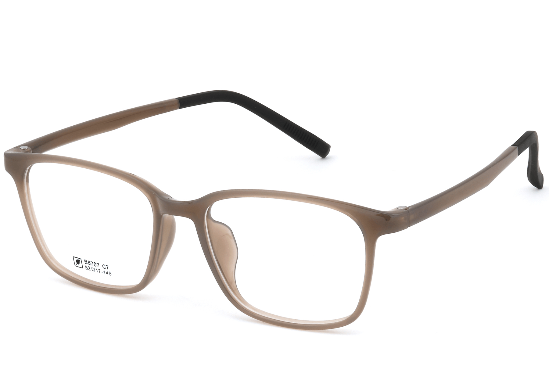 Rectangular Brown TR90 Glasses #BS0620-0220