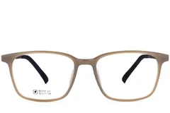 BS0620-0220_Brown_Rectangular_TR90_Glasses_front