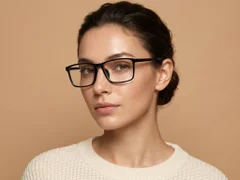 BS0620-0225_Black_Rectangular_TR90_Glasses_corner-tryon_female