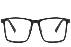 BS0620-0226_Black_Rectangular_TR90_Glasses_corner-front