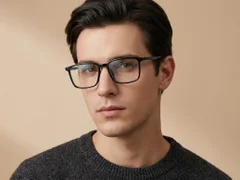 BS0620-0231_Black_Rectangular_TR90_Glasses_corner-tryon_male