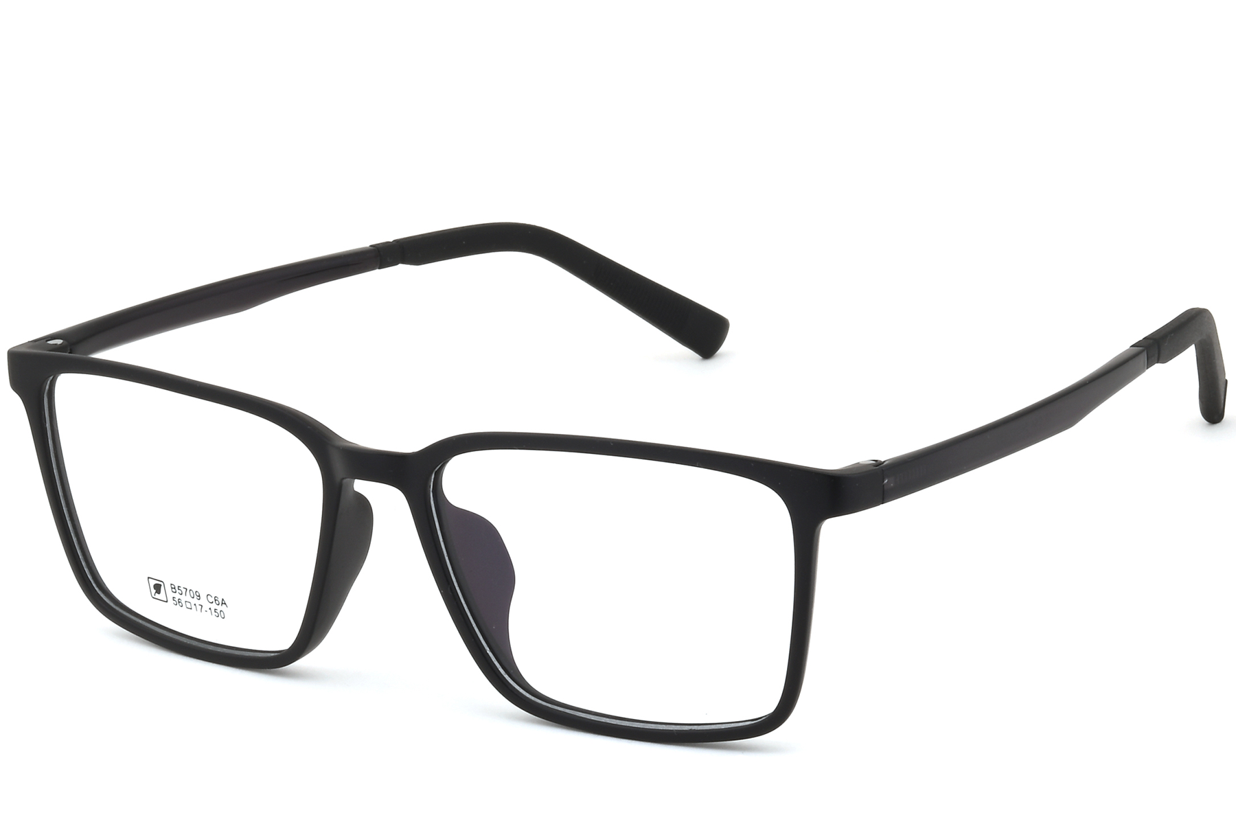 BS0620-0232_Black_Rectangular_TR90_Glasses_corner