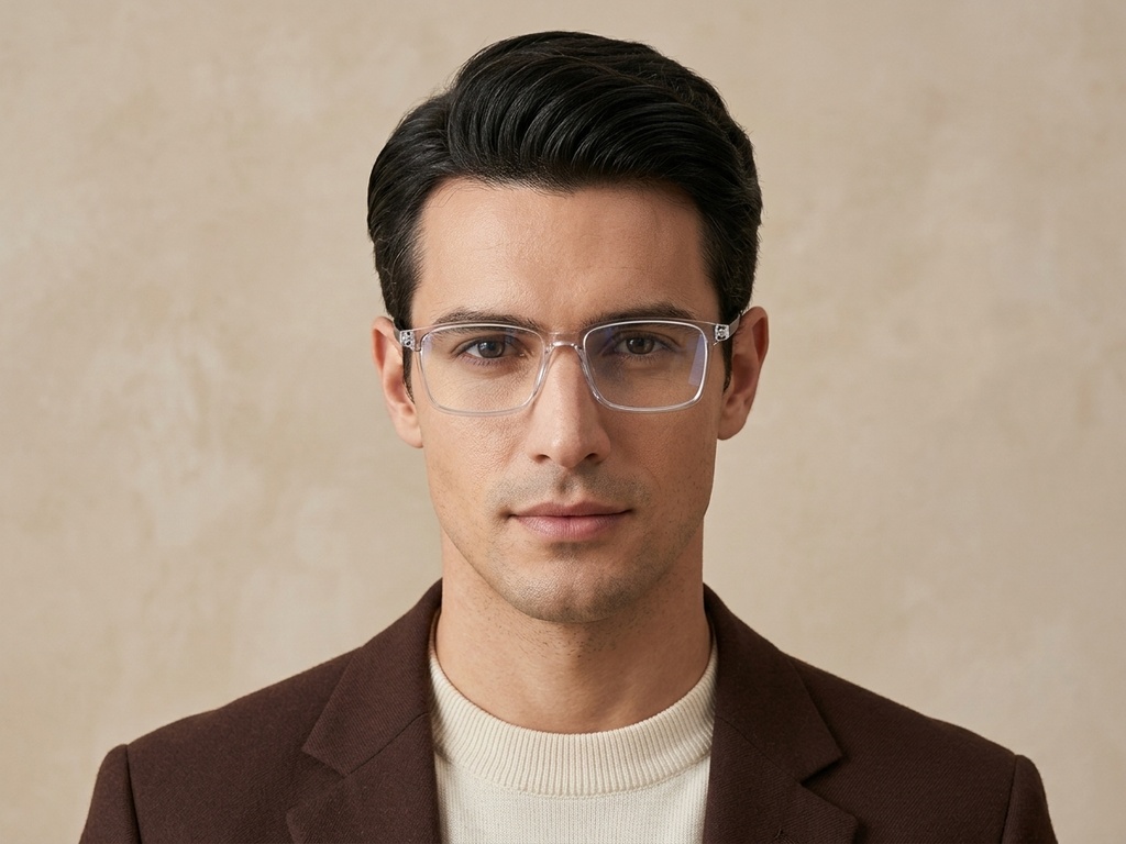 BS0620-0234_Transparent_Rectangular_TR90_Glasses_corner-tryon_male