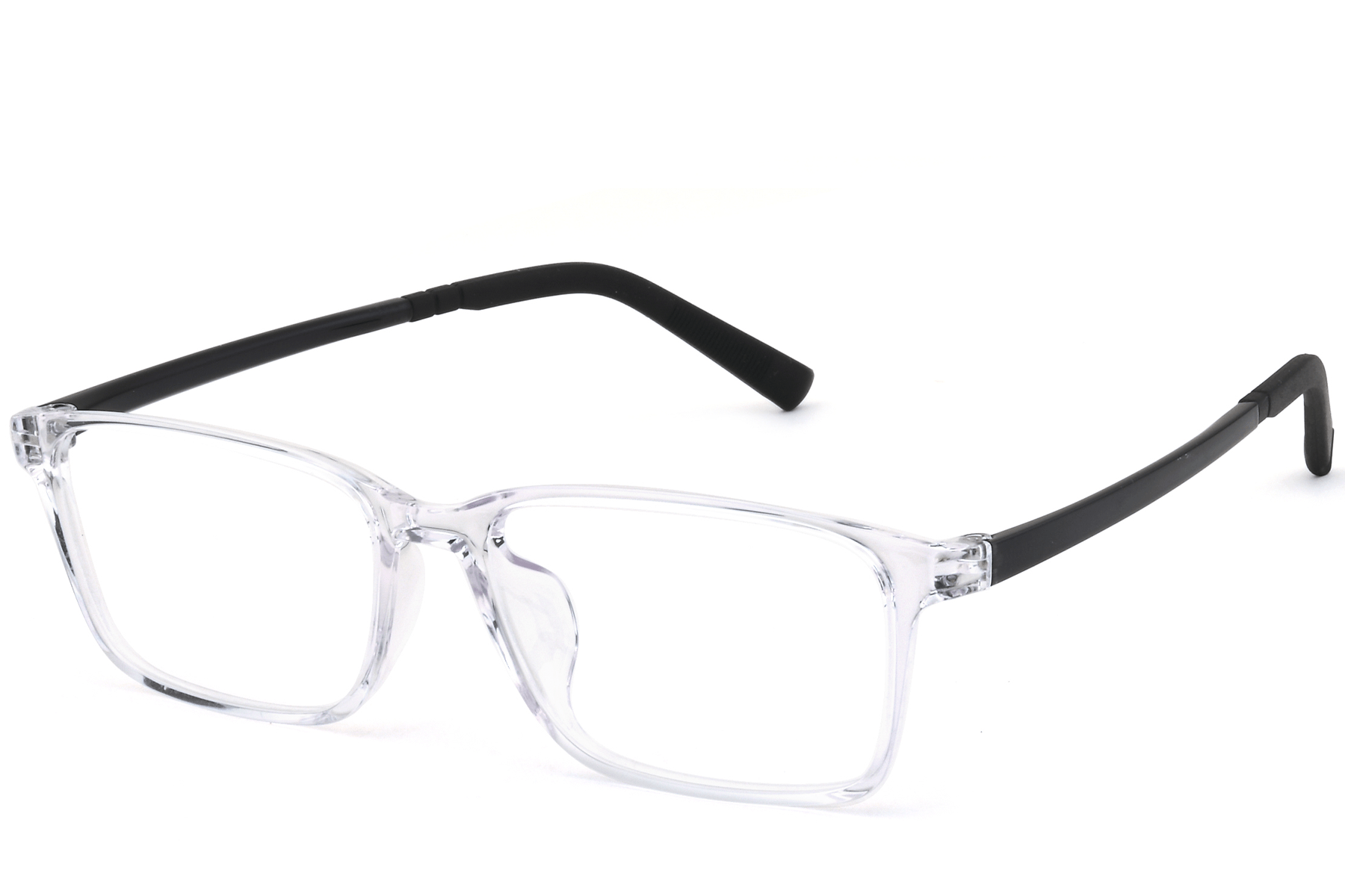 BS0620-0234_Transparent_Rectangular_TR90_Glasses_corner