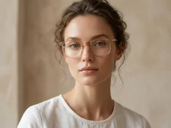 BS0620-0237_Brown_Rectangular_TR90_Glasses-tryon_female