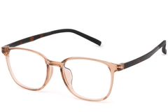 Rectangular Brown TR90 Glasses #BS0620-0237