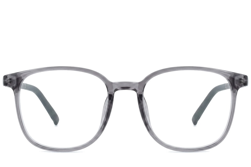 BS0620-0238_Grey_Rectangular_TR90_Glasses_corner-front