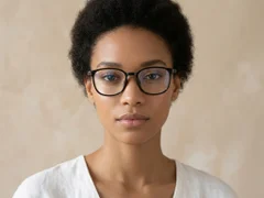 BS0620-0240_Black_Rectangular_TR90_Glasses_corner-tryon_female